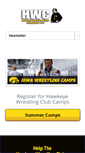 Mobile Screenshot of hawkeyewrestlingclub.com